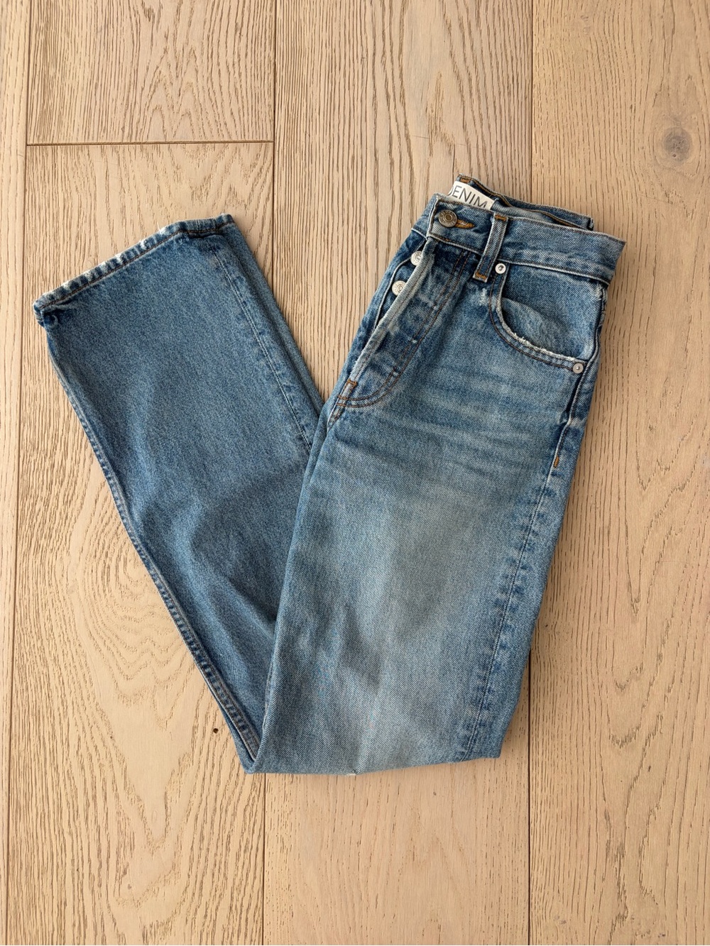 EB denim straight leg jeans size 24